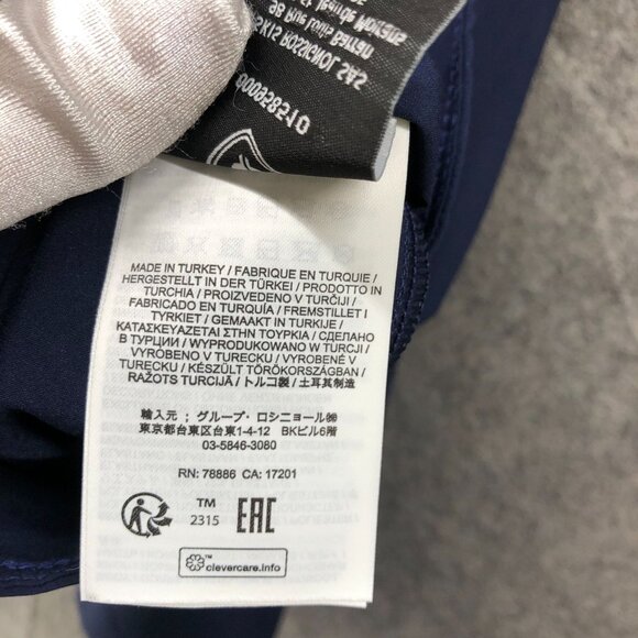 Rossignol Running Shorts Womens Large L Navy Blue Zip Pocket Active Training - Picture 11 of 12